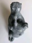 Inuit Soapstone Carving: Polar Bear and Seal