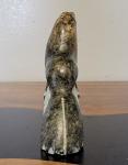 1950s Inuit Soapstone Seal Carving by R. Powers