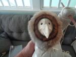 Eddie Lee 16LB Soapstone Eskimo Raven Sculpture