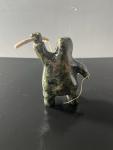 Hand Carved Soapstone Sculpture by Isa Oomayoualock