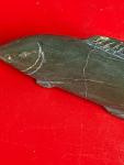 Inuit Soapstone Fish Carving - 4.5" Wide