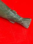 Inuit Soapstone Fish Carving - 4.5" Wide