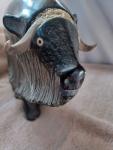 Inuit Soapstone Muskox Sculpture - Signed Art