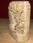 Chinese Vintage Soapstone Carving Statue 19-20th Century