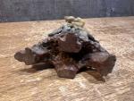 Hand-Carved Floral Chinese Soapstone Sculpture