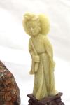 Vintage Chinese Hand Carved Soapstone Lady Figure