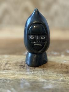 Inuit Soapstone Carving - Igloo Tag Art