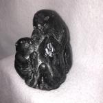 Wolf Soapstone Sculpture - Handcrafted Canadian Art