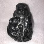 Wolf Soapstone Sculpture - Handcrafted Canadian Art