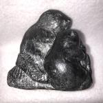 Wolf Soapstone Sculpture - Handcrafted Canadian Art