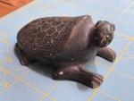 Hand Carved Soapstone Dragon Turtle Statue