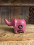 Hand-Carved Large Soapstone Elephant Figurine
