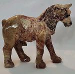 Horse Soapstone Figurine with Rustic Striations
