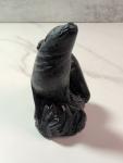Inuit Wolf Soapstone Sculpture, 3.75 Inches Tall