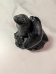Inuit Wolf Soapstone Sculpture, 3.75 Inches Tall