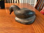 Inuit Soapstone Carved Bird - Signed & Numbered