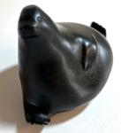 Vintage Inuit Soapstone Seal Sculpture Art Piece