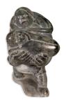 Inuit Family Soapstone Carving with Baby