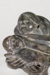 Inuit Family Soapstone Carving with Baby