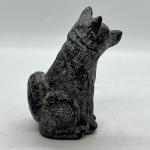 Hand-Carved Wolf Soapstone Figurine from Canada
