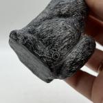 Hand-Carved Wolf Soapstone Figurine from Canada