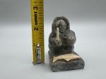 Inuit Soapstone Carving - Hand Carved Art Piece
