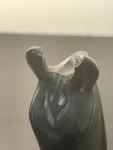 Black Soapstone Horse Head Sculpture from India