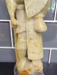 Chinese Soapstone Fisherman Statue - 8.25" Tall