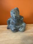Inuit Mother and Child Soapstone Sculpture, 7