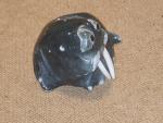 Inuit Walrus Green Soapstone Carving Statue