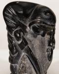 Inuit Hunter Soapstone Sculpture - Signed Art