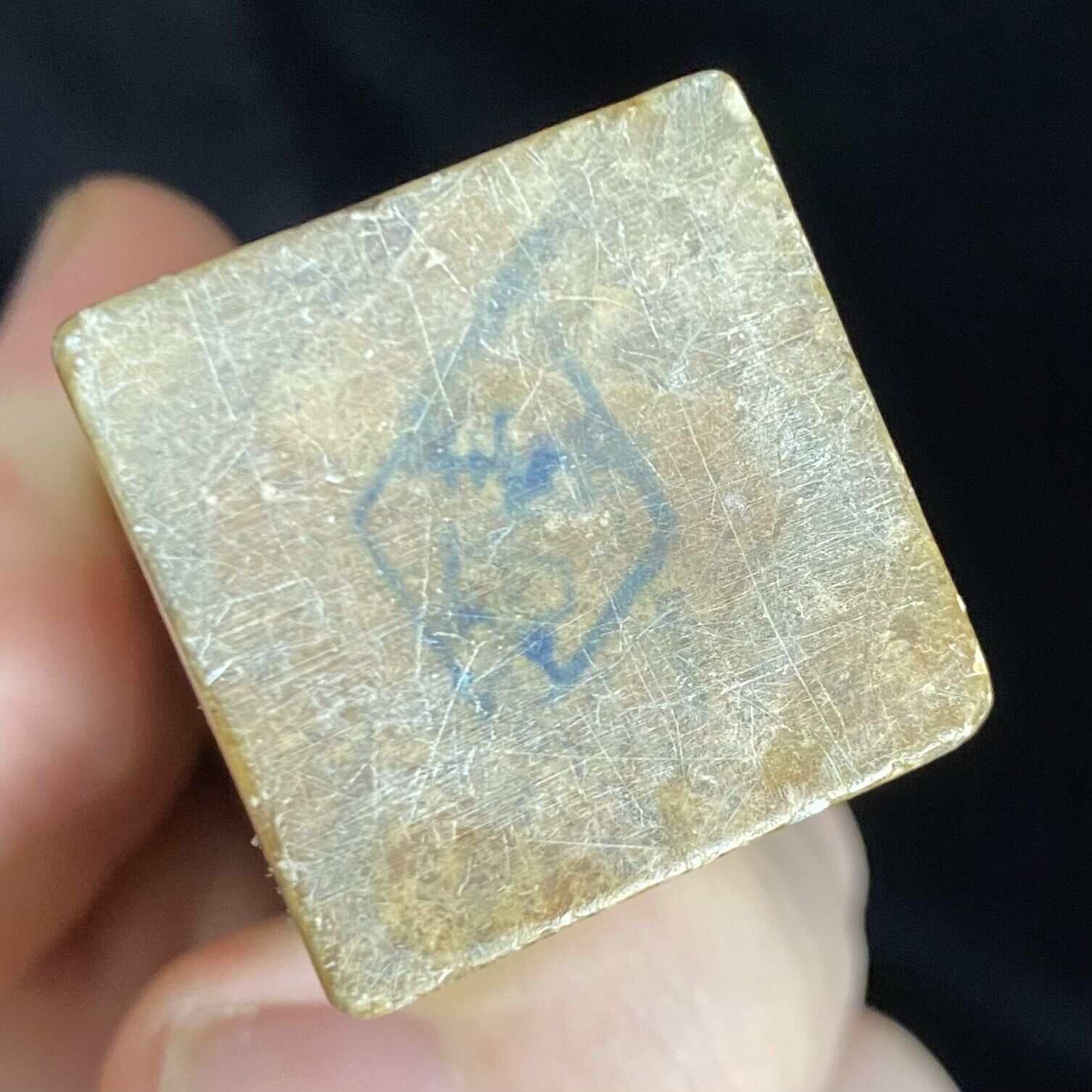 Chinese Soapstone Carved Qing Dynasty Foo Dog Seal