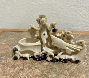 Vintage Chinese Soapstone Carved Sculpture Figurine