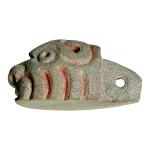 Aztec Maya Animal Head Soapstone Pendant 1.75”