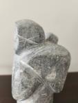 Inuit Soapstone Sculpture of Mother and Child