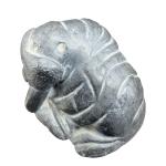 Inuit Soapstone Walrus Figurine from Alaska