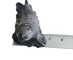 Wolf Soapstone Sea Lion Carving - Handmade Art