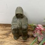 Inuit Eskimo Soapstone Carving Set - 3 Pieces