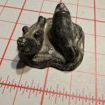 Soapstone Carved Seal Pup Figurine by Wolf Sculptures