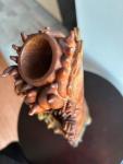 12" Vintage Chinese Soapstone Flower Vase