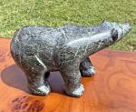 Medium Soapstone Polar Bear Figurine