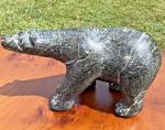 Medium Soapstone Polar Bear Figurine