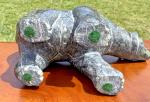 Medium Soapstone Polar Bear Figurine