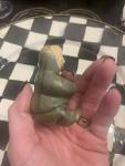 Inuit Soapstone Berry Picker Figurine by Chaz