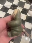 Inuit Soapstone Berry Picker Figurine by Chaz