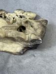 Chinese Soapstone Brush Washer with Peach Motif