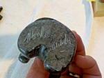 Vintage Hand Carved Inuit Soapstone Sled Driver