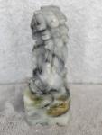 Chinese Soapstone Foo Dog Guardian Lion Statue 6”