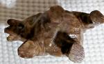 Vintage Hand-Carved Soapstone Elephant and Baby Figure