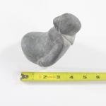 Inuit Soapstone Carving Figure, Signed, 4" Tall